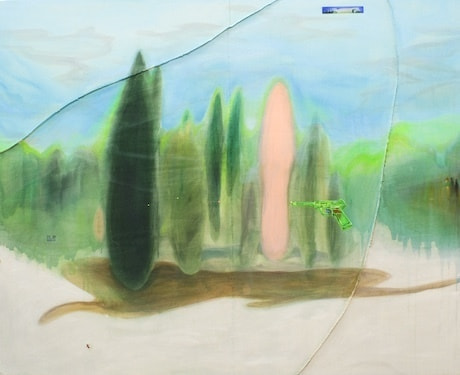 具体美術 上前智祐 無題 シルクスクリーン Gallery binosha exhibition